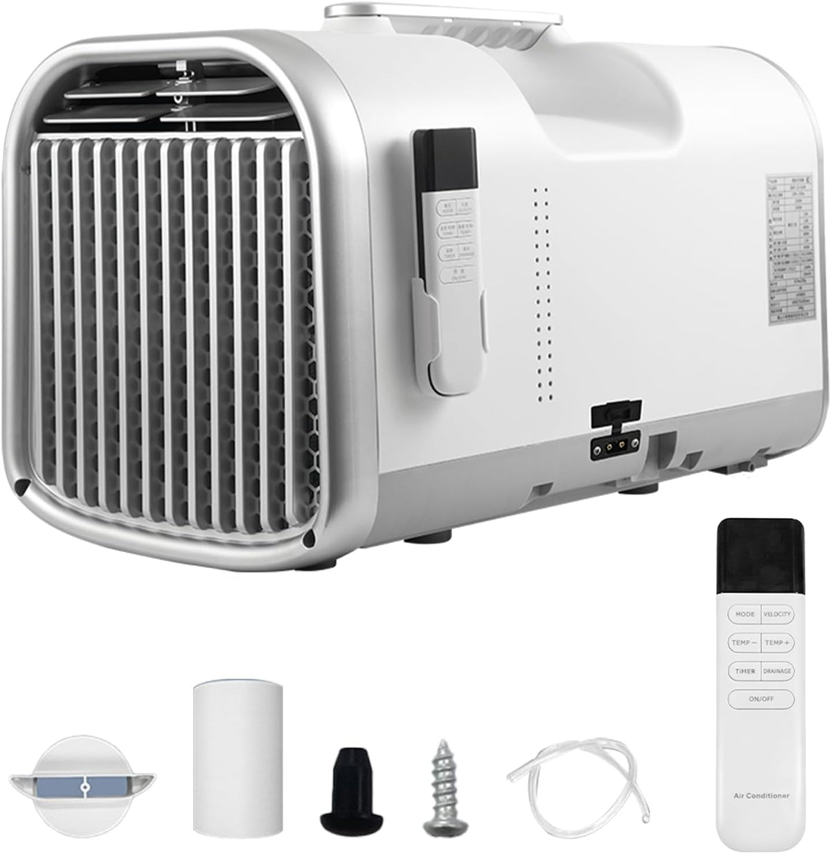 HUINGTON climatiseur portable, 500 x 275 x 305 mm, 110 V / 220 V, 5100 BTU, Blanc, Climatiseur mobile compact