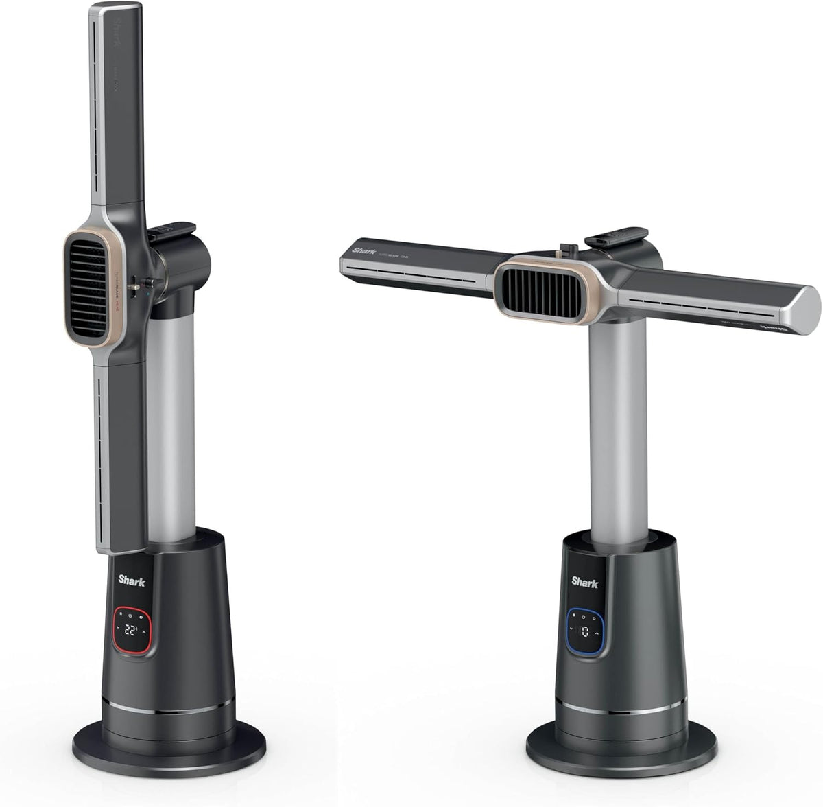 Shark Radiateurs soufflants, Noir, TurboBlade Cool+Heat 2en1, Thermo IQ TH200EU /or, télécommande, oscillation