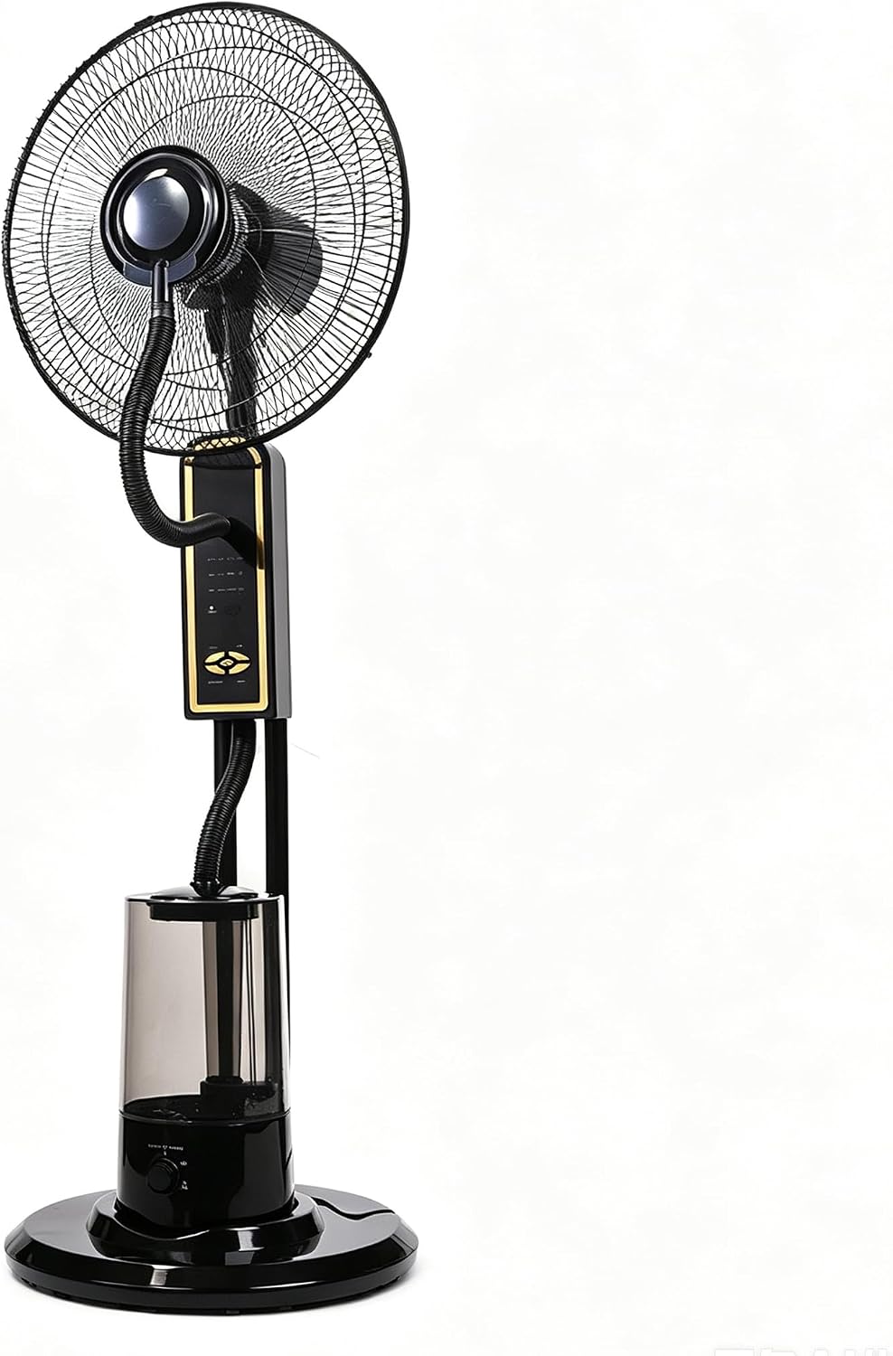 Ventilateur rafraîchisseur d'air, 410 × 410 × 1 250 mm, 16 pouces, Blanc, nébuliseur électrique- brumisateur industriel