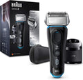 Braun Rasoirs à grille, Marron/Noir, Series 8 8385cc Nouvelle Génération, Rasoir Électrique Barbe Homme, Station Clean&Charge