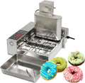 KAIKAFEI Machines à donuts, 2000 W, 110 V / 230 V, 110 V, Acier Inoxydable 304 Durable, Argenté, Machine à Beignets Automatique Professionnelle