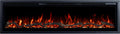 Emotion Flame cheminée électrique, 126x35x12 cm, 1800 W, Gris