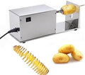 OWOHYG trancheuse électrique, Argenté, À Pommes De Terre, Coupe-Spirales en Acier Inoxydable, Machine À Frites Automatique pour Fruits Et Légumes