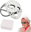 ZENT Masques, Rouge/Bleu/Jaune, Masque LED 4-en-1, Masque led visage luminothérapie, Thérapie par lumièreinfrarouge
