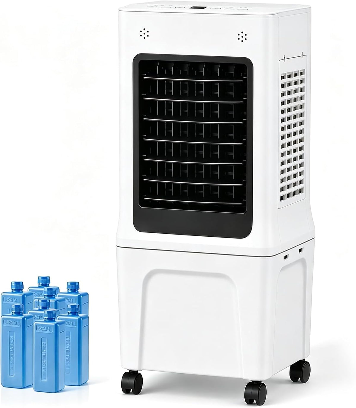 Confozen rafraîchisseur d'air, 63x27x28 cm, 15 L, Plastique ABS+BB, Blanc