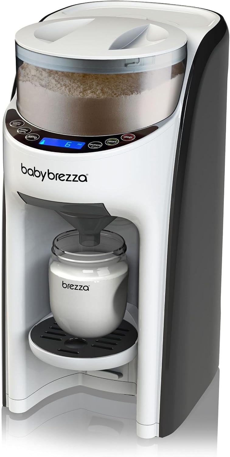 Baby Brezza Doseurs, Noir/Blanc, - Préparateur de biberons Formula Pro Advanced Noir et blanc