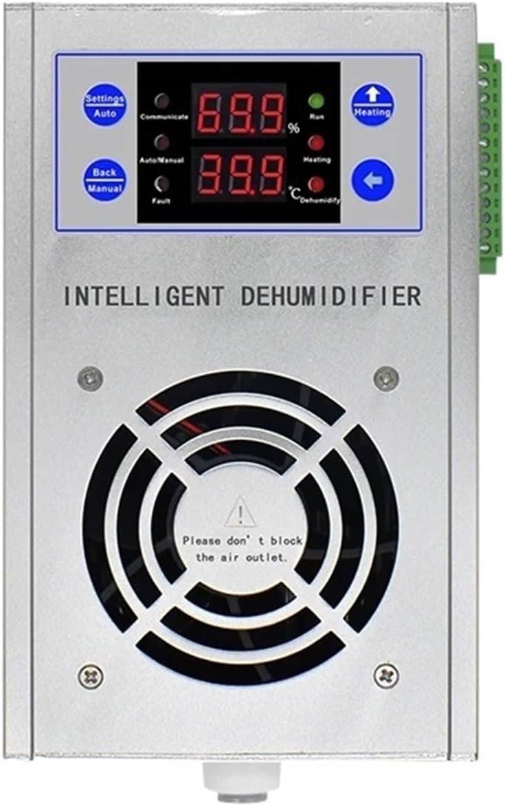 QAVLXIE déshumidificateur, Blanc, industriel réfrigérant QD-D60A, for serre, sous-sol, hydroponique