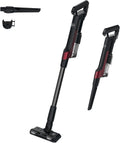 Hoover aspirateur balai sans fil, Noir, HF2 HF201H, Ultraléger & Puissant Turbo Mode, Technologie Ultra Compact x3