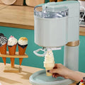 sorbetière, Noir, Mini Machine À Glace Molle Automatique Pour La Maison, Machine À Desserts Crémeux Aux Fruits À Faire Soi-même