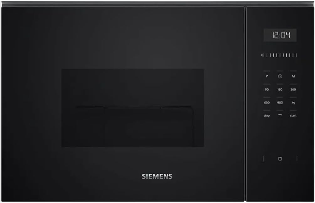 SIEMENS Gril, 25 litres, Noir, Micro ondes l Encastrable BE555LMB1F, cookControl8