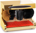sfaSDGAwer Produits nettoyants pour chaussures, AC220 V/50HZ, panneau composite + plaque en acier inoxydable de couleur épaisse., Doré