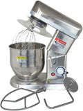 QUSYZD robot pâtissier, 300 W, 500 W, 5l, Argenté, Professionnel, Robot sur Socle en Acier Inoxydable avec Crochet pétrisseur