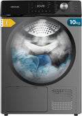 Cecotec Sèche-linges avec pompe à chaleur, 10 kg, Argenté, Sèche-linge à Pompe à Chaleur Bolero Dresscode Dry 10355 Steel