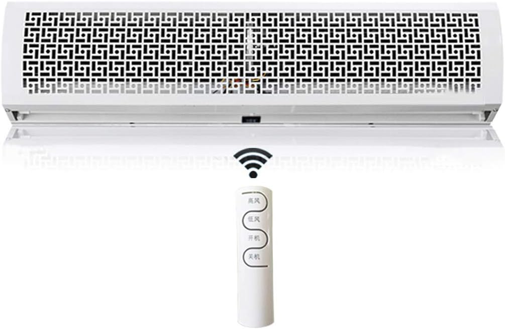 Air Curtain Ventilateurs muraux, 80W110 W / 120 W / 135 W / 180 W / 200 W, 200 V, 55db / 56db / 57db / 59db, 0,6 M, 0,9 M, Noir