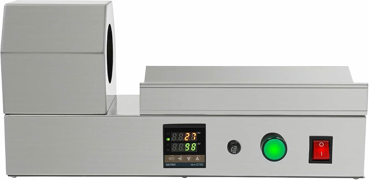 ZHJOPP Capsuleuses, 41 × 16 × 23 cm/16,14 × 6,3 × 9,06 po, 5 W, 110 V/220 V 50 Hz, Acier inoxydable, Argent