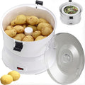 Éplucheur Éplucheurs, 1 kg, Noir, de pommes de terre électrique, automatique de légumes avec capacité, épluchage rapide en 1 minute