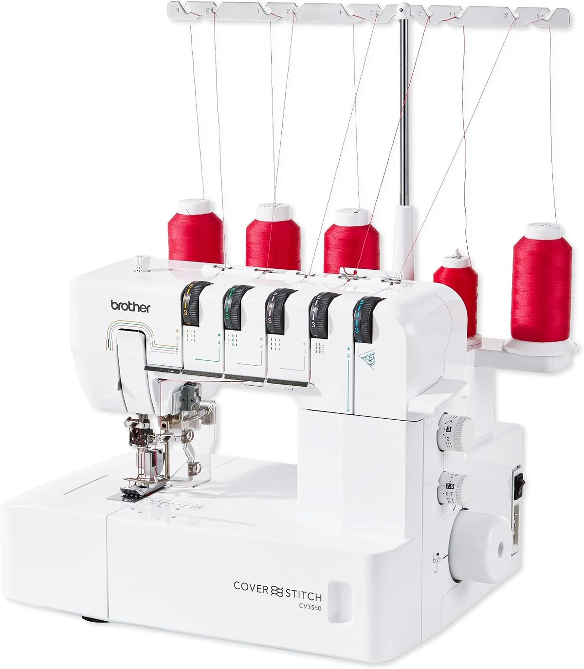Brother Pièces détachées, Noir, CV3550 -Machine recouvrement 5 fils