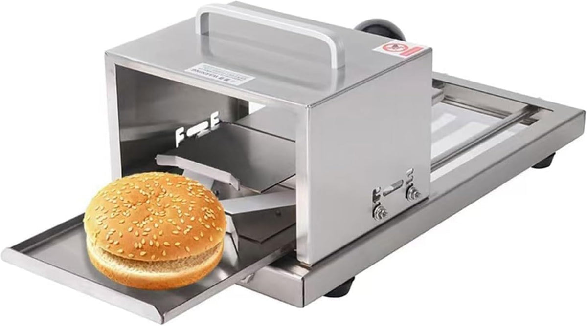 Trancheuse trancheuse électrique, Noir, à bagel - Facile à nettoyer - Gadget de cuisine durable pour la maison