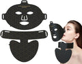 ZWOIVHE Masques, Noir, Korons Masque Visage LED Thérapie Facial A La Lumière Proche Infrarouge