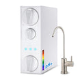iSpring Robinets filtrants, Noir, RO500AK-BN Système de filtration d'eau à osmose inverse RO sans réservoir