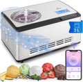 KLARSTEIN sorbetière, 180 W, Noir, Sorbetiere Turbine a Glace, Machine a Glace et Frozen Yoghurt Intelligente