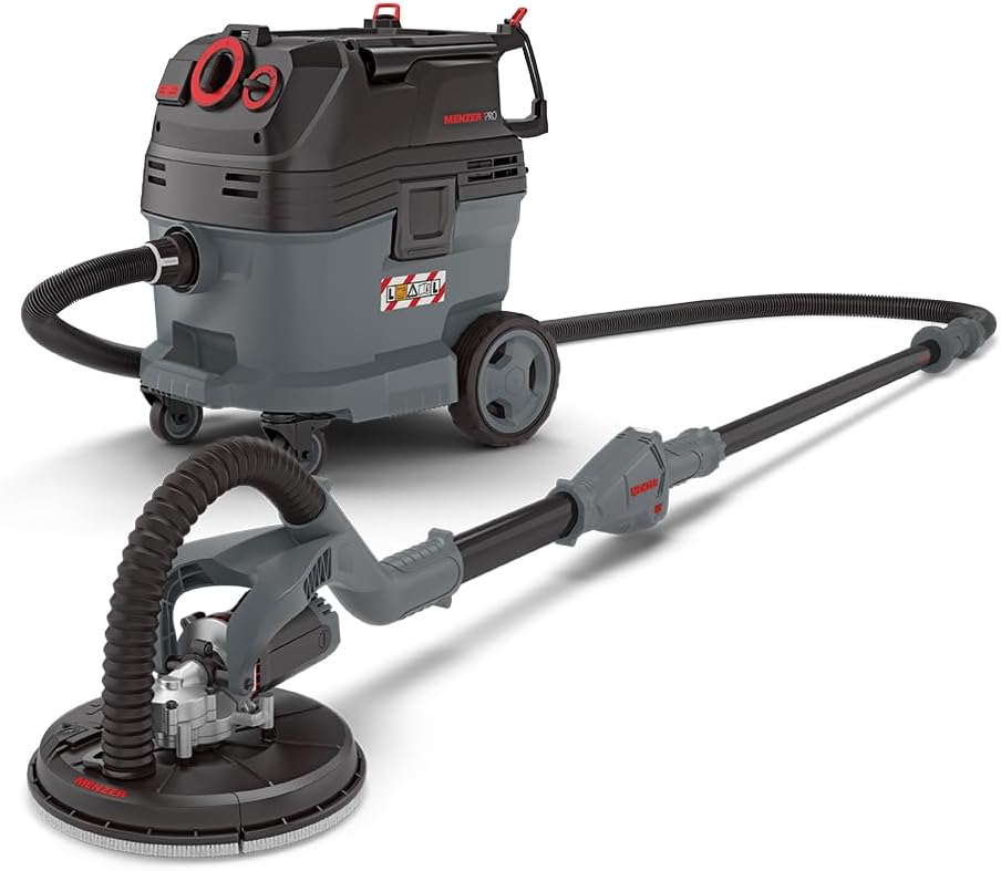 MENZER aspirateur eau et poussière, Noir, Dustfree Système de Ponçage LHS 225 VARIO + VCL 530 PRO, Antistatic