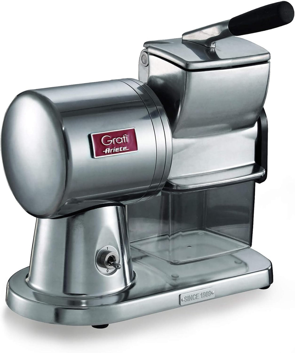 Ariete Râpes électriques, 350 W, Argenté, Gratì Superior 449, Le Chocolat, Les Fruits Secs, Moteur à Induction