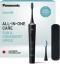 Panasonic Soniques, Noir, EW-DC75 Brosse à Dents Sonique, Double Technologie Sonique