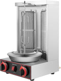 BZYFJB Grills électriques, 3000 W, 220 V, Argenté, Barbecue professionnel avec rôtisserie, Fonctionne au GPL ( ) pour griller du poulet