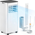 EUHOMY climatiseur portable, 9000 BTU, 2,6 kW, 25 m, Noir, Climatiseur mobile (avec télécommande), quatre en un