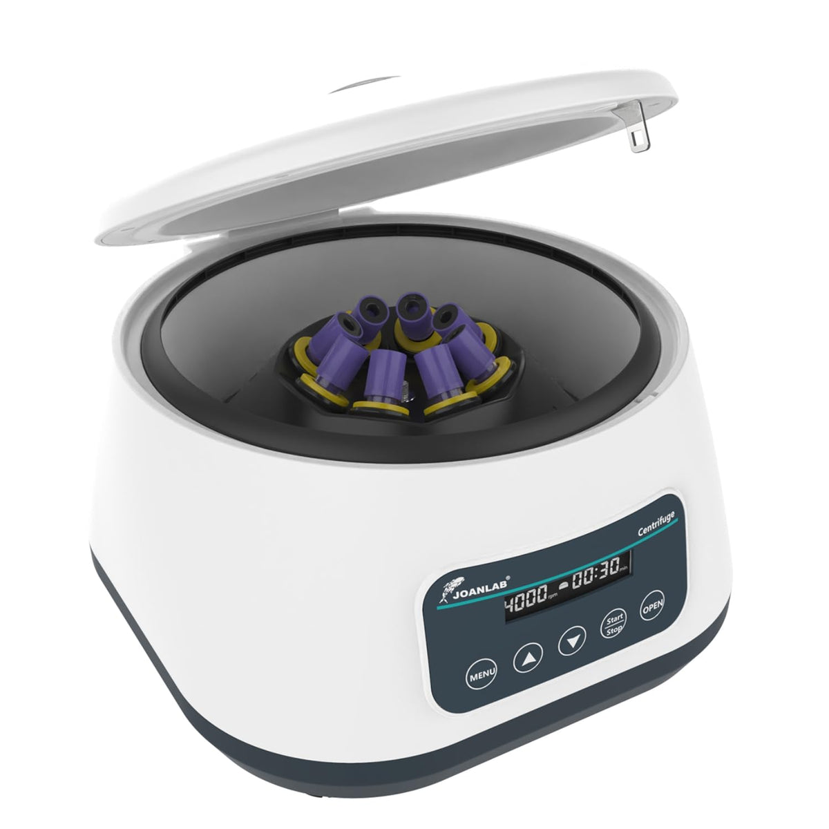 JOANLAB centrifugeuse, 4000 tr/min, 4x15 m, 8x2, 10 ml, Noir, de Laboratoire Basse Vitesse pour PRP/PRF, Max 2173 xg
