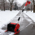 ORIDLECTAL batterie, 1200 W, 20 V, 4,0 Ah, 32 cm, Noir, Fraise à Neige, Pelle a Neige Electrique, Déneigement pour Escaliers