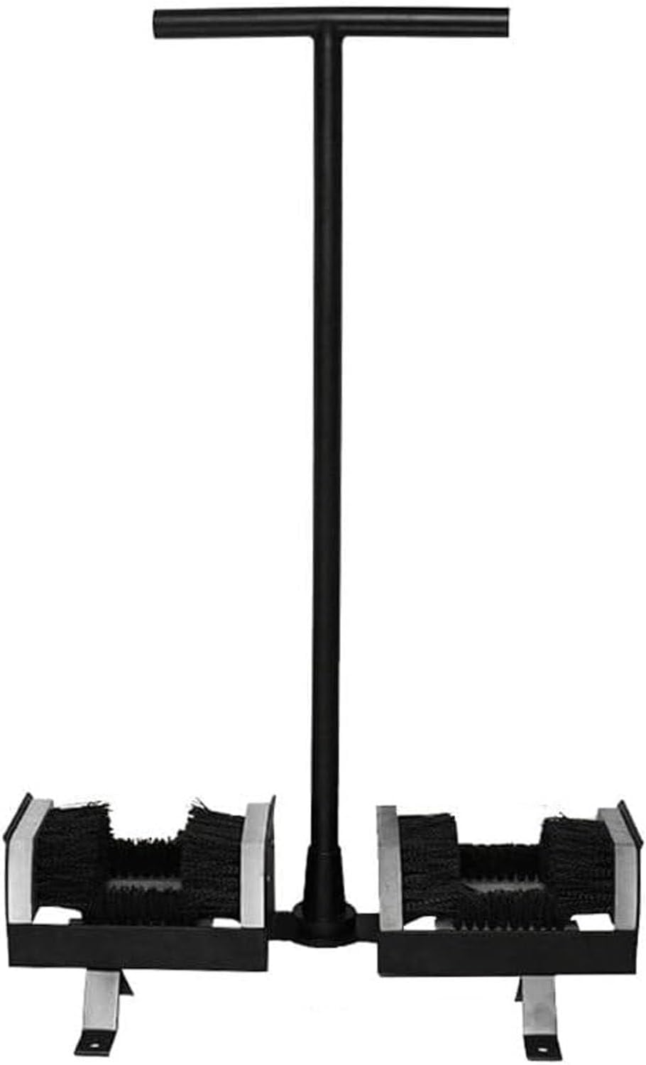 Outil polisseuse, Noir, de nettoyage de boue pour chaussures de golf, bottes professionnelle, brosse à fixer au sol avec poignée