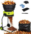 ALSUP broyeur, 2 500 W, 8000 RPM, Noir, Grinder Électrique Jardin, Électrique Compost, Feuilles Mortes, 17:1 Pulvérisation
