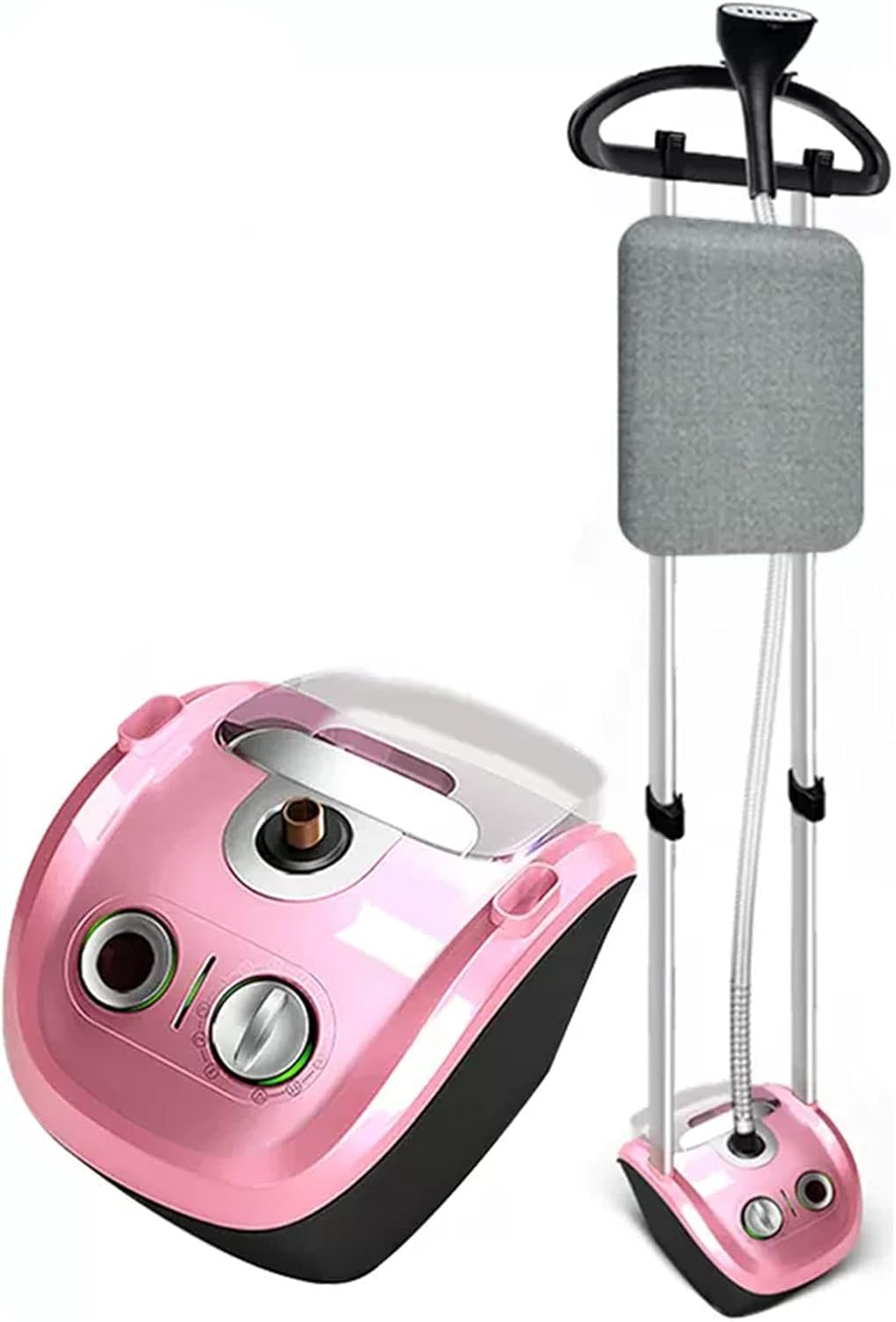 KJZQXYX défroisseur vapeur, Rose, Machine à Repasser Suspendue Verticale pour vêtements, portatif pour vêtements