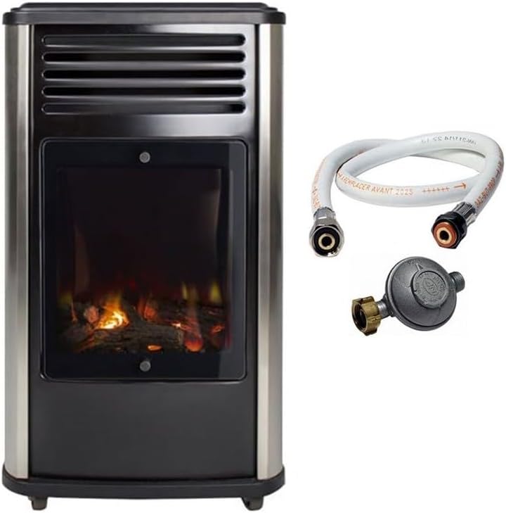 Universal Chauffage au gaz, 3.4 kW, Noir