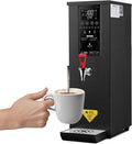 ZEEKYFOR distributeur d'eau chaude, 3000 W, Noir, Commercial, comptoir, bac d'égouttage, écran Tactile LCD