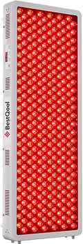 Bestqool Thérapie par infrarouge, 500 W, Rouge, appareil à lumière, lampe à lumière à large surface avec 4 longueurs d'onde