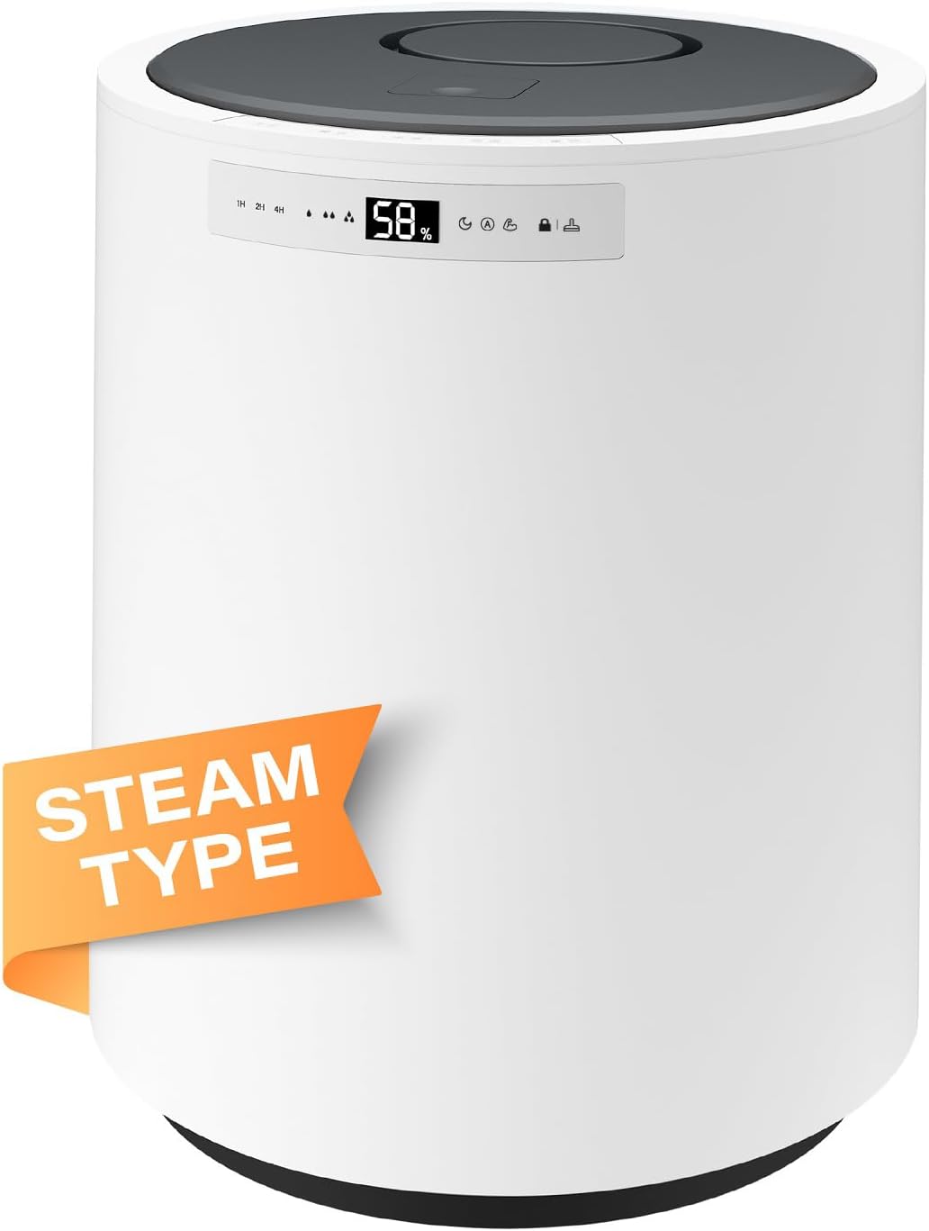 Y&O Humidificateurs pour chambre simple, 10 L, 100 m, Noir, Humidificateur d'Air Bébé, Humidifieur à Vapeur pour Toute la Maison et Plantes