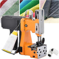 Machine machine à coudre, Noir, de fermeture de sac, à coudre industrielle, sacs à coudre, système de fermeture efficace pour divers matériaux