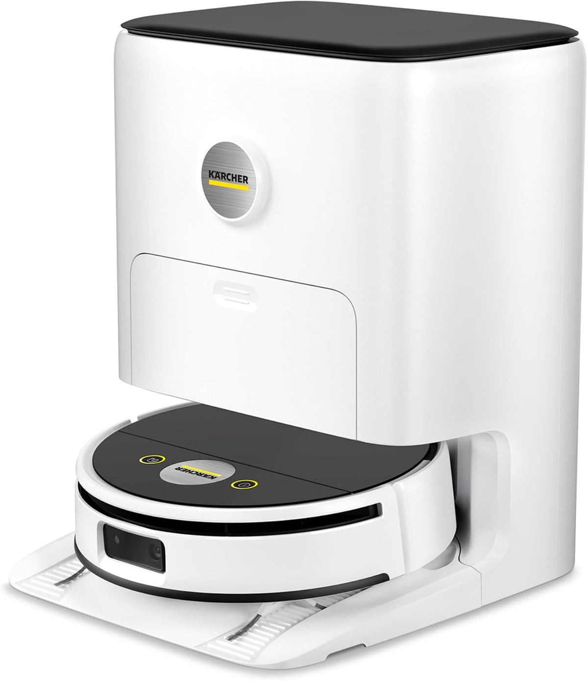 KÄRCHER robot aspirateur, Noir, -Laveur RVF 7 Comfort Extra avec Station Multifonctions, Commande Via Application