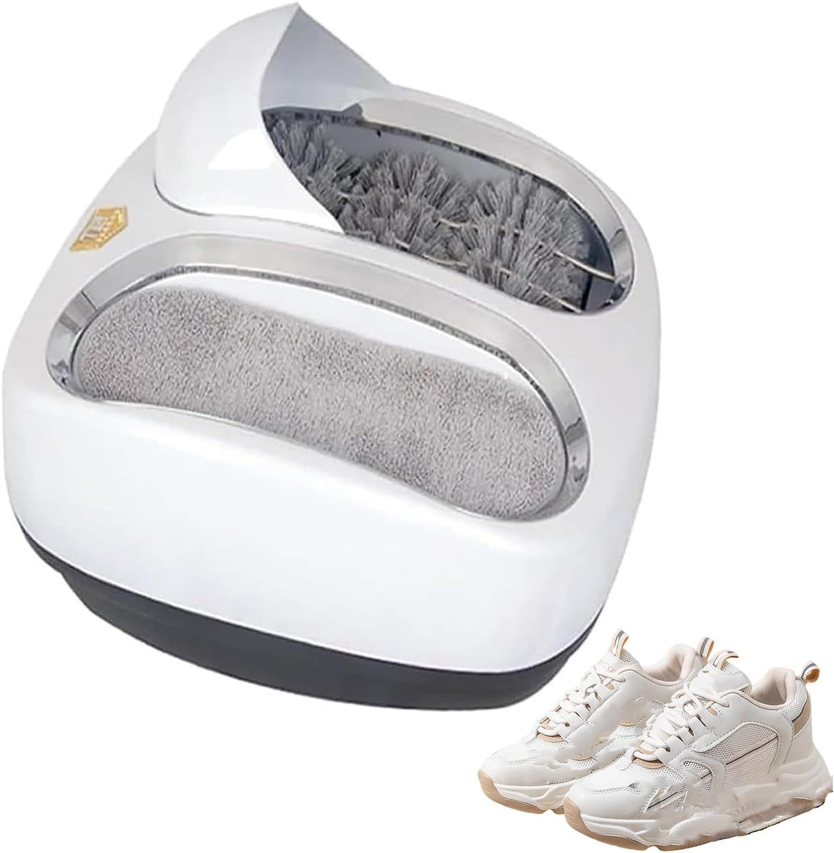 Machine Produits nettoyants pour chaussures, Noir, automatique de nettoyage de semelles de chaussures, anti-boue pour entrée de maison