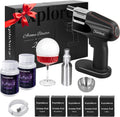 ExploNova fumoir, Marron, Kit de pour Whisky à Bulles, 5 Capsules D'arômes et Bulles Comestibles, pour Bar