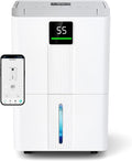 JUMMICO déshumidificateur, 30 L, 5,5 L, Blanc, /Jour avec WiFi intelligent et minuterie, Réservoir, 2 vitesses