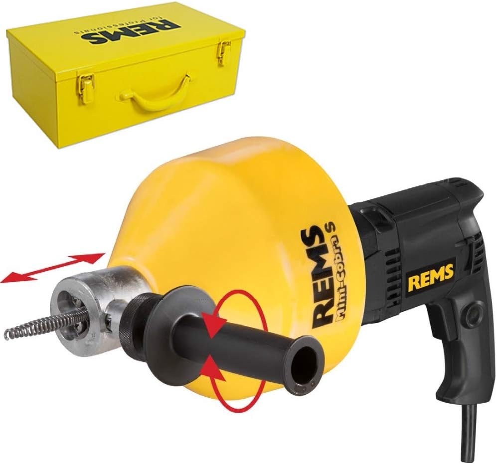 Rems Déboucheurs ventouses, Noir, 170023r220, Déboucheur électrique/A r Mini-Cobra Set