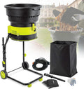 Fablestoryem broyeur, 2500 W, 8000 Tr/Min, 30M, Noir, de Feuilles Sans Lame, Feuilles électrique de Jardin avec Roues et Sac de Ramassage