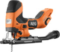 AEG Scies sauteuses, 18 V, 25,4 mm, Noir, - Scie sauteuse poignée pommeau SUBCOMPACT BRUSHLESS, course de lame