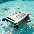 Écumoire Systèmes de nettoyage automatique, 54 × 45,8 × 19 cm, 200 M, ABS, Noir, Solaire Améliorée, Robot Nettoyeur De Piscine sans Fil