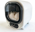 Séchoirs à vêtements, 0,8 kg, Blanc, Mini sèche-linge portable compact, 2 modes de séchage, air froid/chaud