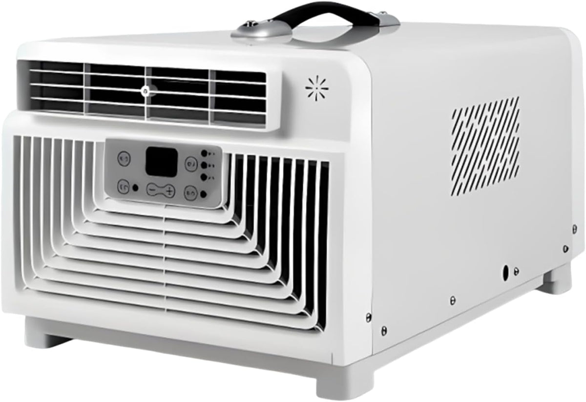 Acentesoft climatiseur portable, 46 × 28,5 × 23 cm / 18,1 × 11,2 × 9,1 po, 110 V / 230 V, 3400 BTU, 300 W, Blanc, Climatiseur Mobile Réversible